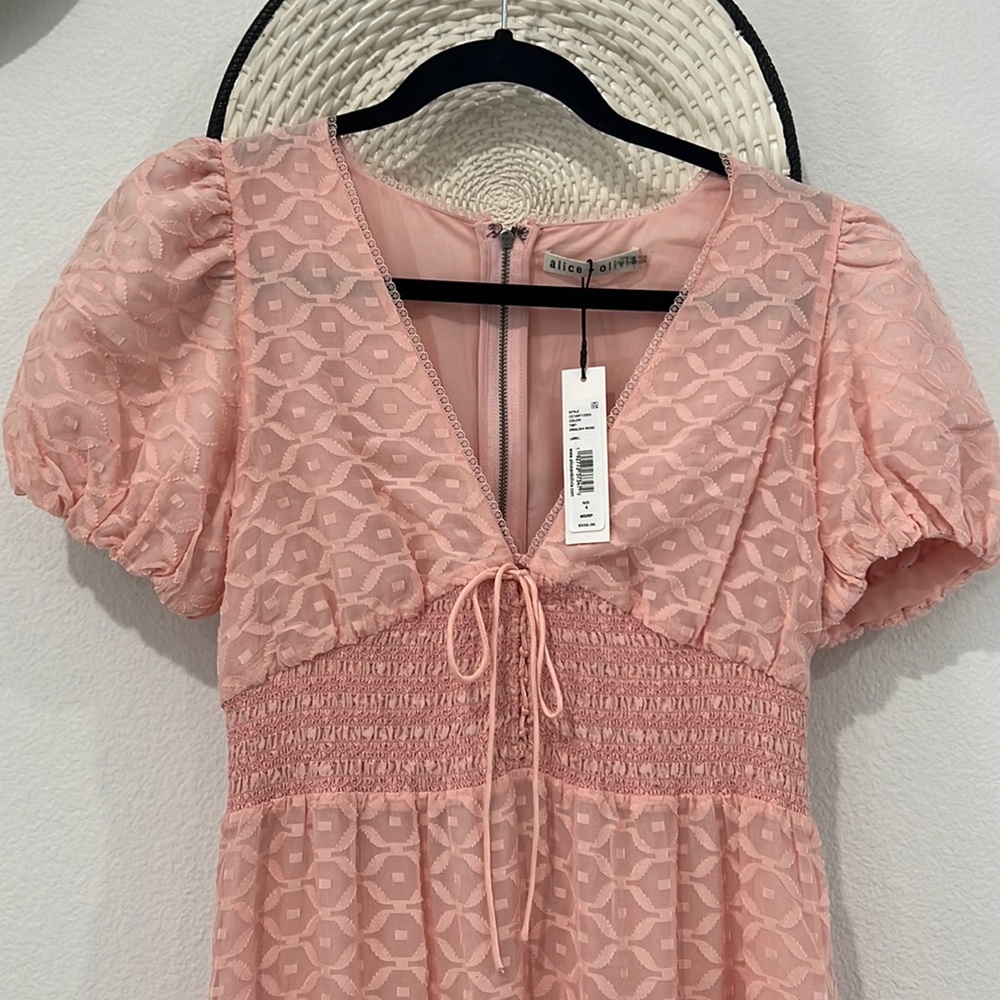Alice + Olivia Pink Tia Dress